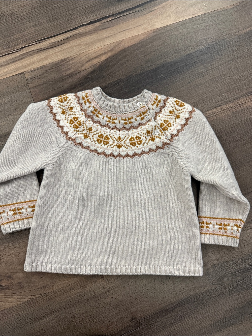 Bonpoint Fair Isle Sweater size 3